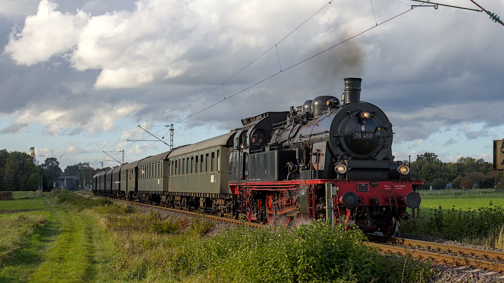 Lok 78 468 auf Sonderfahrt